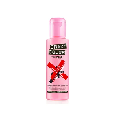 Vopsea de păr, Crazy Color, Fire Red, 100ml