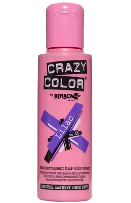 Cremă colorantă semi-permanentă, Crazy Color, Lilac, 100 ml