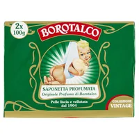 Săpun solid, Borotalco, parfum borotalcum, 100g, pachet 2 buc.