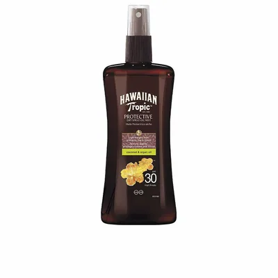 Ulei uscat SPF30 spray, Hawaiian Tropic, Coconut & Argan, 200ml