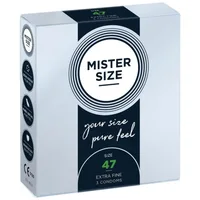 Prezervative Mister Size 47mm, extra subțiri, lubricate