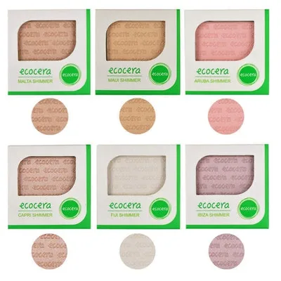 Pudră iluminatoare Ecocera, vegan, 10g