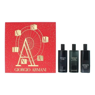 Set Cadou Parfum Giorgio Armani Code Pour Homme 3 x 15ml