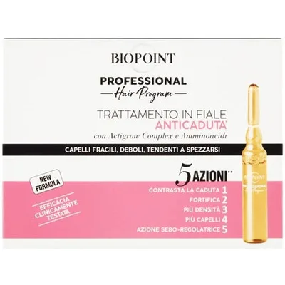 Tratament anti-cădere păr, Biopoint, 10 fiole x 7ml