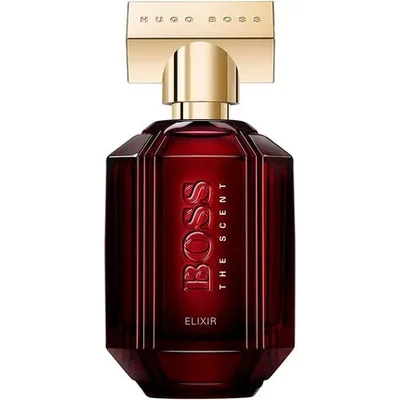 Eau De Parfum, Hugo Boss, The Scent Elixir, roșu auriu