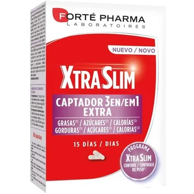 Supliment alimentar Forté Pharma XtraSlim 60 capsule, alb