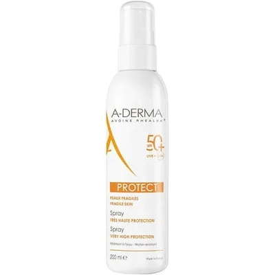 Spray protecție solară, A-Derma, SPF50+, 200ml