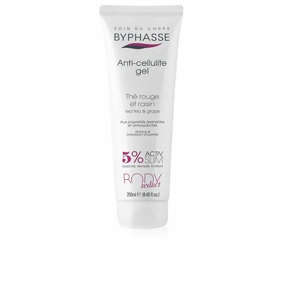 Gel anticelulitic, Byphasse, ceai rosu si struguri, 250 ml