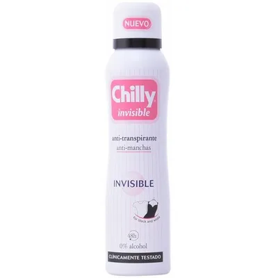 Deodorant Spray, Chilly, Invisible, alb