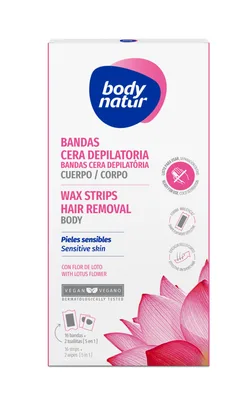 Benzi depilatoare, Body Natur, 80g