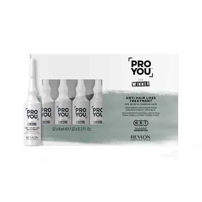 Tratament caderea parului, Revlon, Pro You The Winner, 12x6ml