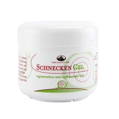 Gel de reparare a pielii Pullach Hof cu extract de melc, alb, 125ml