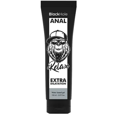 Gel Lubrifiant Black Hole Relax, pe bază de apă, Extra Dilatare