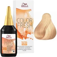 Vopsea de par, Wella, Color Fresh 10/39, Blond Platinat Auriu, 75 ml