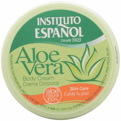 Cremă corp Instituto Español Aloe Vera, 400ml, verde