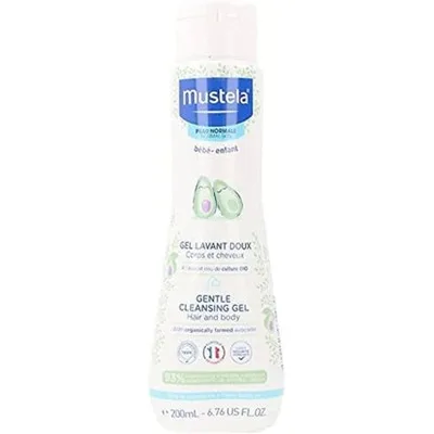 Gel de curățare păr și corp, Mustela, Bébé, 200ml