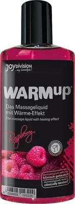 Ulei masaj Joydivision Warm-Up, zmeură, 150ml