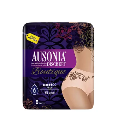 Chilot incontinenta, Ausonia, model Discreet Boutique, negru