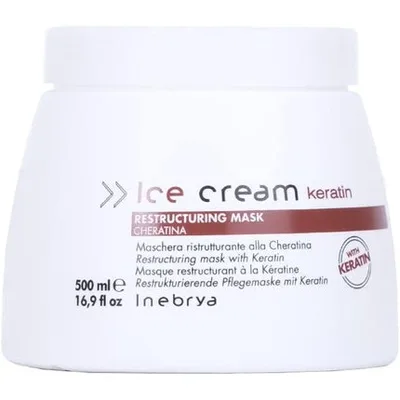 Mască restructurantă, Inebrya, Ice Cream Keratin, 500ml