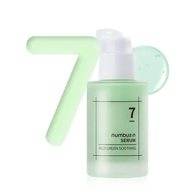 Serum Numbuzin No.7 Mild Green Soothing pentru Piele cu Acnee