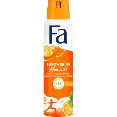 Deodorant spray, FA, Empowering Moments, portocaliu 150ml