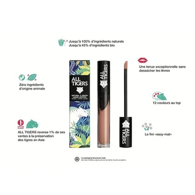 Ruj lichid, All Tigers, Trust My Instinct 681 Beige, Matte, Vegan