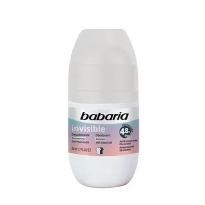 Deodorant roll-on Babaria, Invisible, 50ml