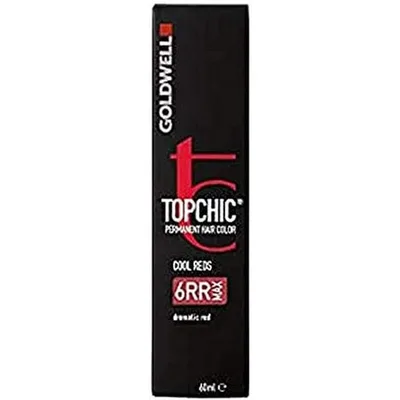 Vopsea de păr, Goldwell, Topchic 6RR Max, roșu dramatic