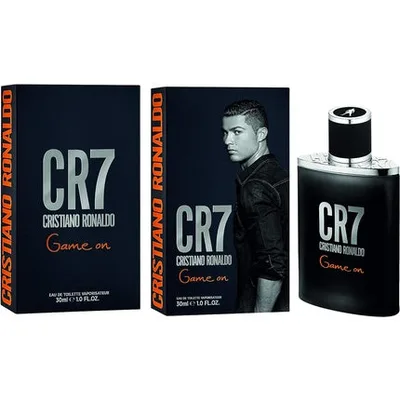 Eau de Toilette CR7 Game On, 30ml, Negru Portocaliu
