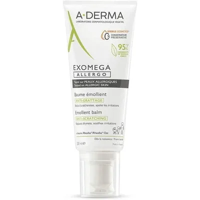 Balsam Emolient Anti-Mancarime, A-Derma, Exomega Control, 200ml
