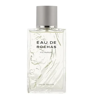 Rochas Eau De Rochas Homme, Parfum Masculin, 100ml, Sticlă Transparentă, Cap Argintiu