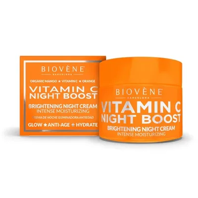 Cremă de noapte, Biovene, Vitamin C, 50 ml