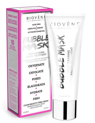 Biovene Bubble Mask Deep Clearing Facial Treatment 100ml
