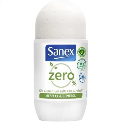 Deodorant roller, Sanex, Zero% Respect & Control, 50ml