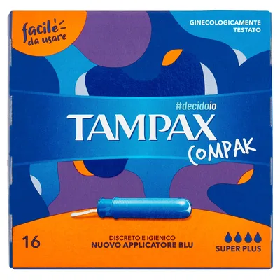 Tampon Tampax Compak Super Plus alb