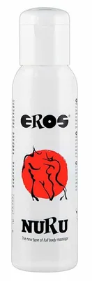 Gel masaj, Eros, Nuru, alb 250ml