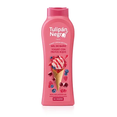 Gel de duș, Tulipan Negro, Red Fruits, 650ml