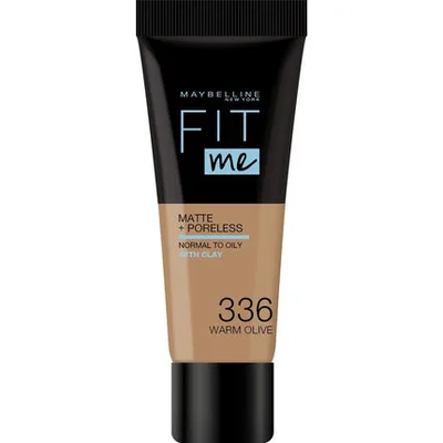 Fond de ten, Maybelline, Fit Me Matte and Poreless, Warm Olive 30ml
