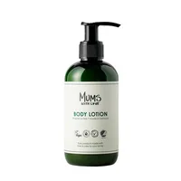 Loțiune de Corp Mums With Love, 250 ml, Sticlă Verde, Pompa Neagră