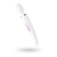 Masaj electric, Satisfyer Wand-er Woman, 34 cm, alb