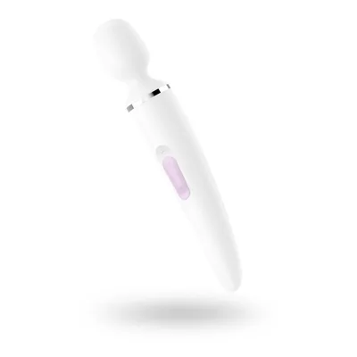 Masaj electric, Satisfyer Wand-er Woman, 34 cm, alb