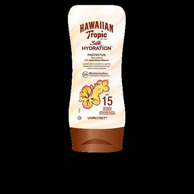 Loțiune de protecție solară, Hawaiian Tropic Silk Hydration, SPF15