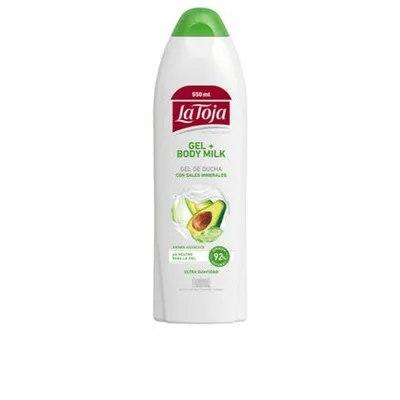Gel de duș și lapte de corp, La Toja, avocado, 550 ml