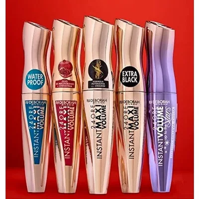 Mascara Deborah 24 Hour Instant Maxi Volume, 11g, Negru