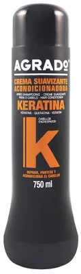 Balsam păr, Agrado, Keratin, 750 ml, negru