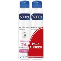Deodorant spray, Sanex, Dermo Invisible, 2x200ml