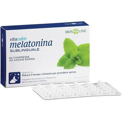 Supliment alimentar, Bios Line, Vitacalm Melatonina, 60 comprimate