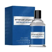 Spray Aftershave Emanuel Ungaro Metallic Acqua, 50ml, albastru