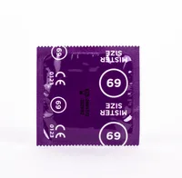Prezervative, Mister Size, Real Feeling, 69mm, albastre