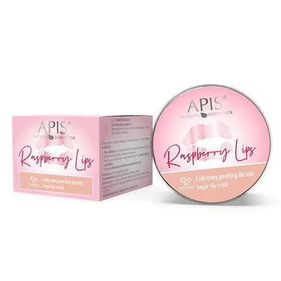 Scrub de buze, Raspberry Lips, 10ml, zahăr